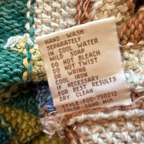 Vintage Norm Thompson Vibrant Striped Crewneck Sweater - Picture 8 of 10